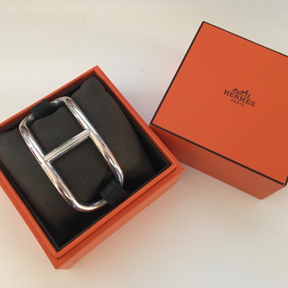 Hermès Marine Bracelet. Sterling Silver Size Small